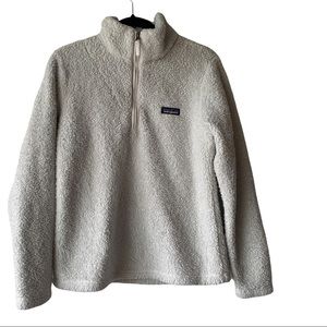Patagonia full zip osito sweater-cream color